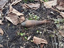 Артиллерийскую мину обнаружили в Старооскольском округе при проведении земляных работ