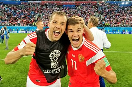 Впервые в истории сборная России вышла в плей-офф Чемпионата мира по футболу! (видео)