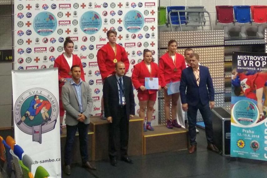 Старооскольская самбистка завоевала золотую медаль на первенстве Европы