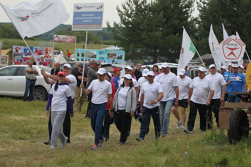 Команда ОЭМК побывала на туристическом слёте в Курской области