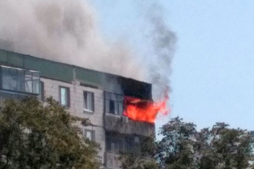 В Старом Осколе горела ещё одна квартира (фото и видеорепортаж)