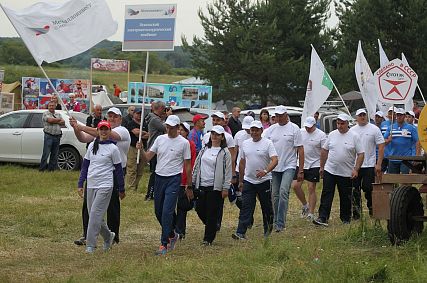 Команда ОЭМК побывала на туристическом слёте в Курской области