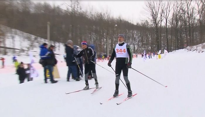 Эстафетная лыжная гонка рабочей спартакиады ОЭМК в СОК «Белогорье»