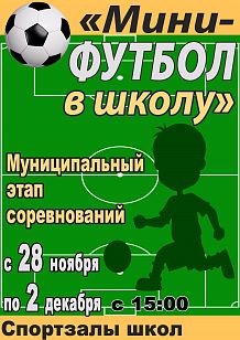 Мини-футбол - в школу