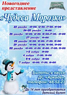 Новогоднее представление «Чудеса Морозко»