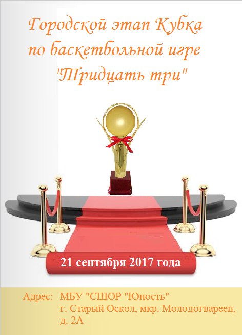 Городской этап Кубка по баскетбольной игре «Тридцать три»