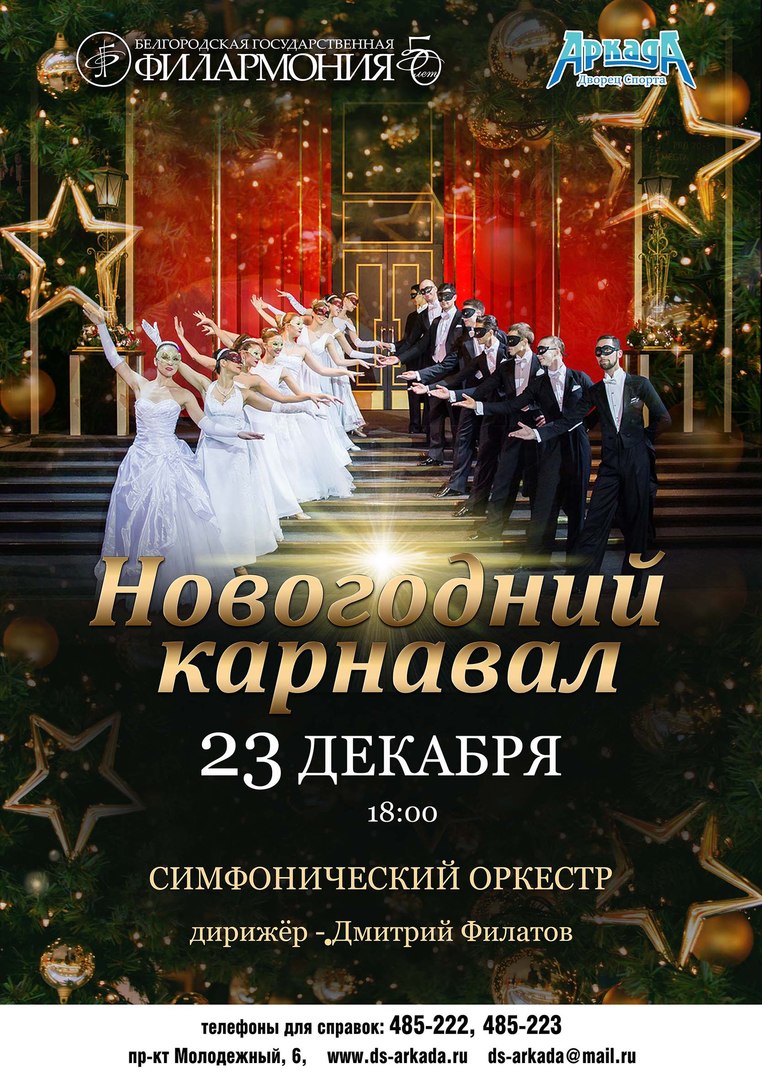 «Новогодний карнавал». Симфонический оркестр Белгородской государственной филармонии