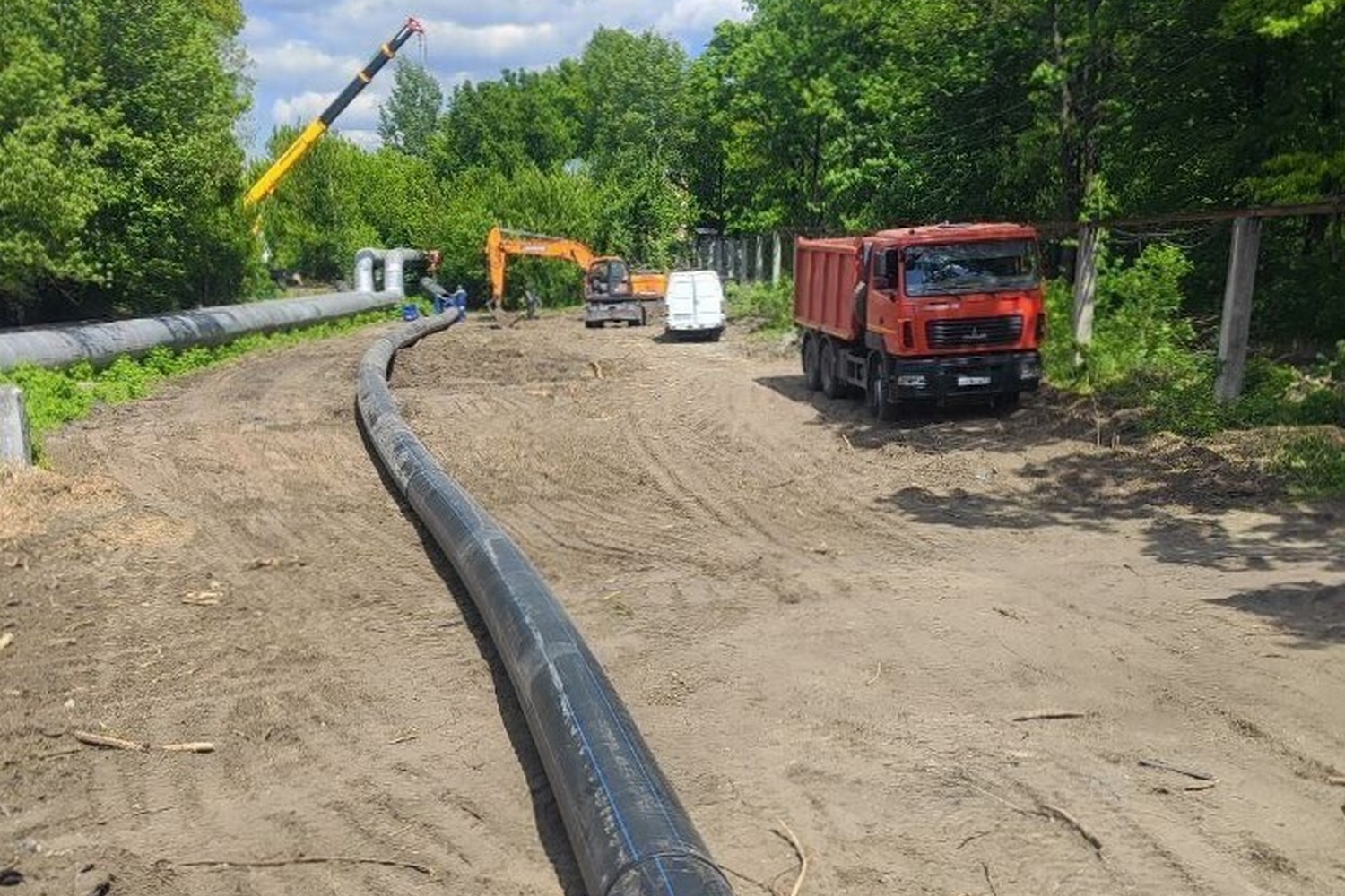 Водоканал начал капремонт канализационного коллектора в Старом Осколе