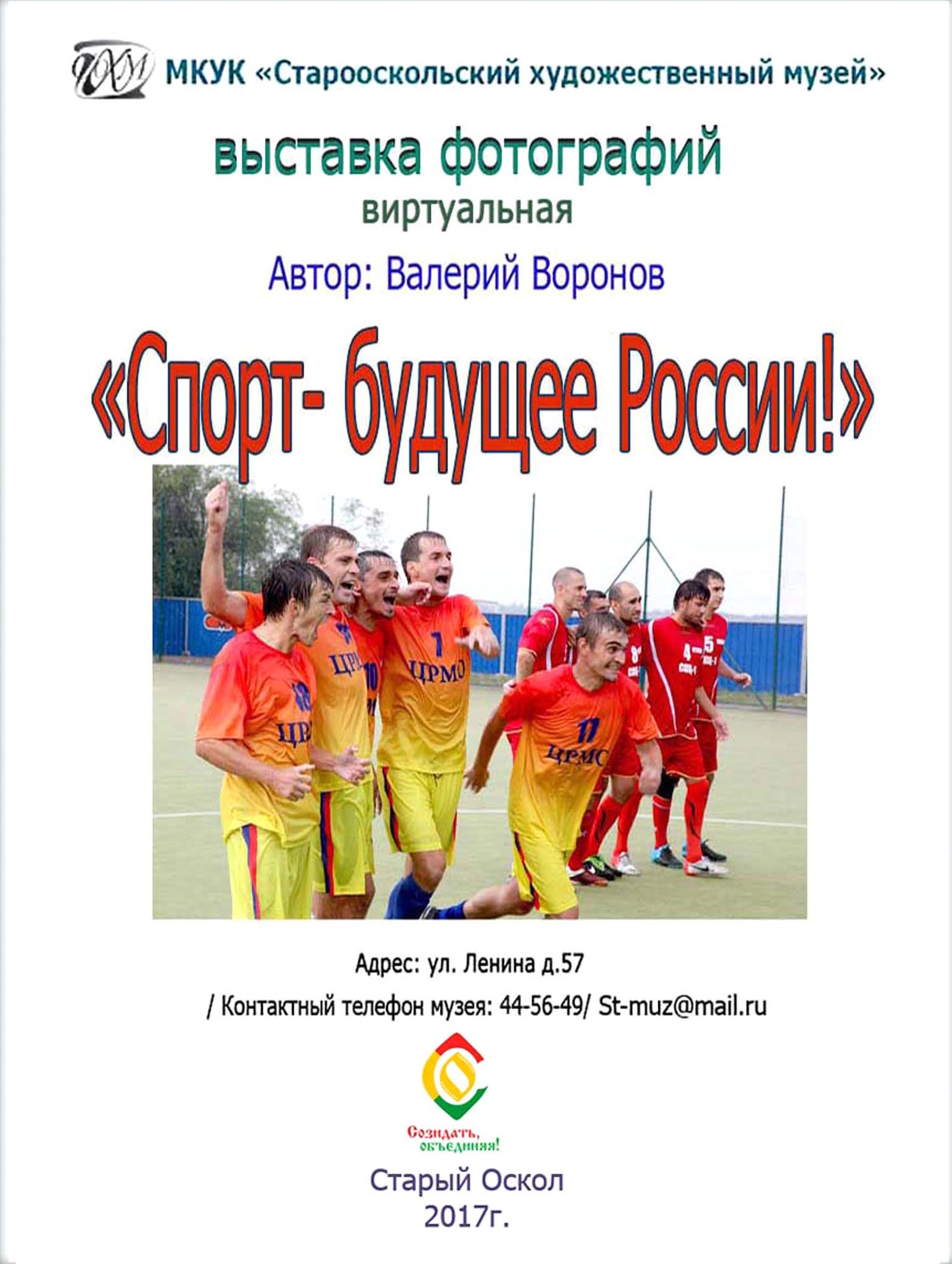 Виртуальная выставка фотографии В. Воронова «Спорт – будущее России!»