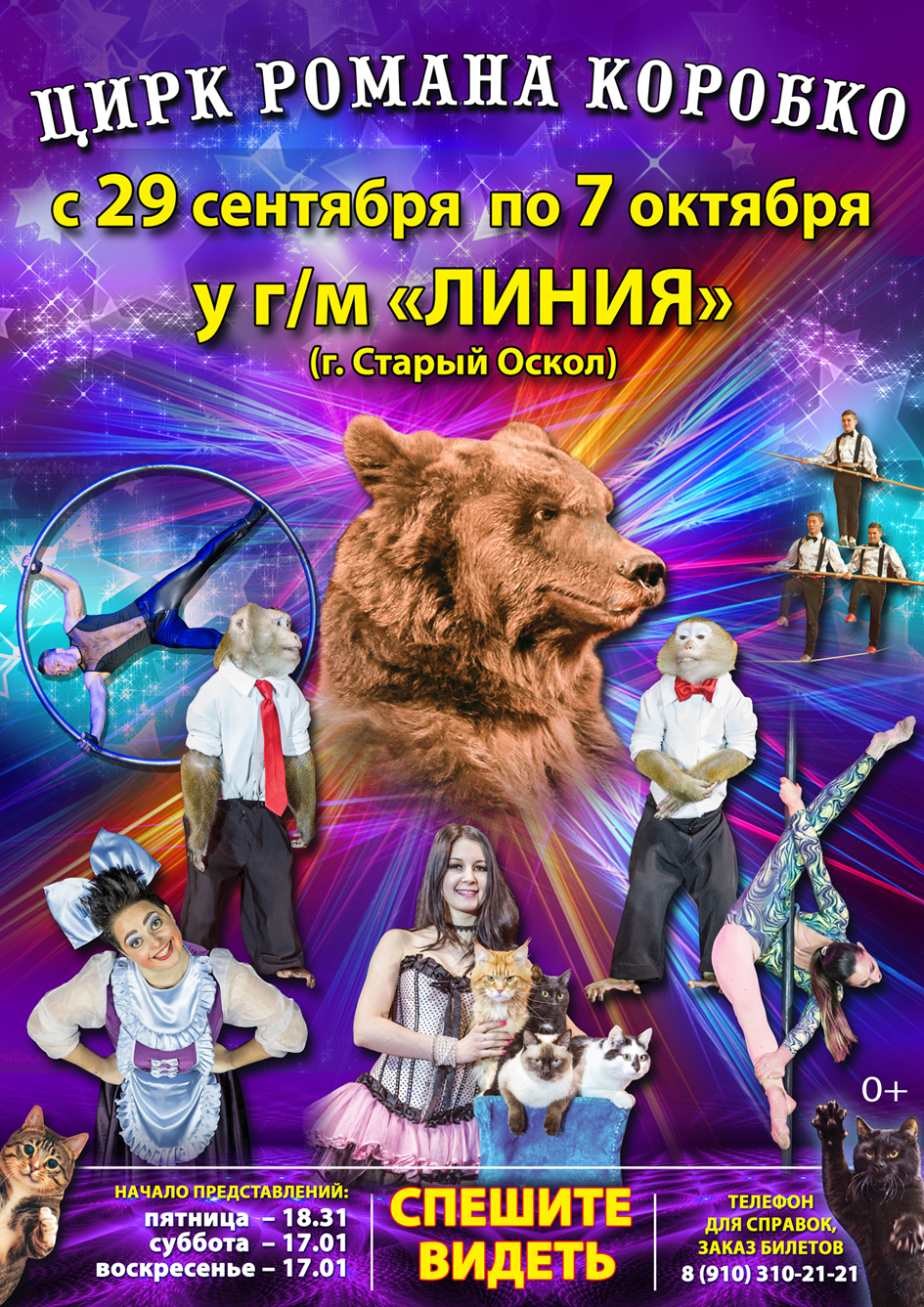 Цирк Романа Коробко в Старом Осколе