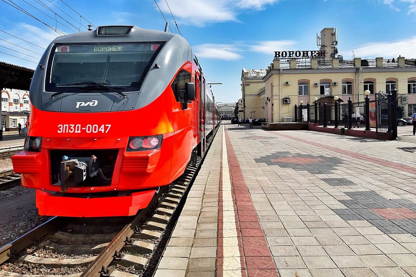 В январе изменился график движения поездов между Старым Осколом, Белгородом и Воронежем