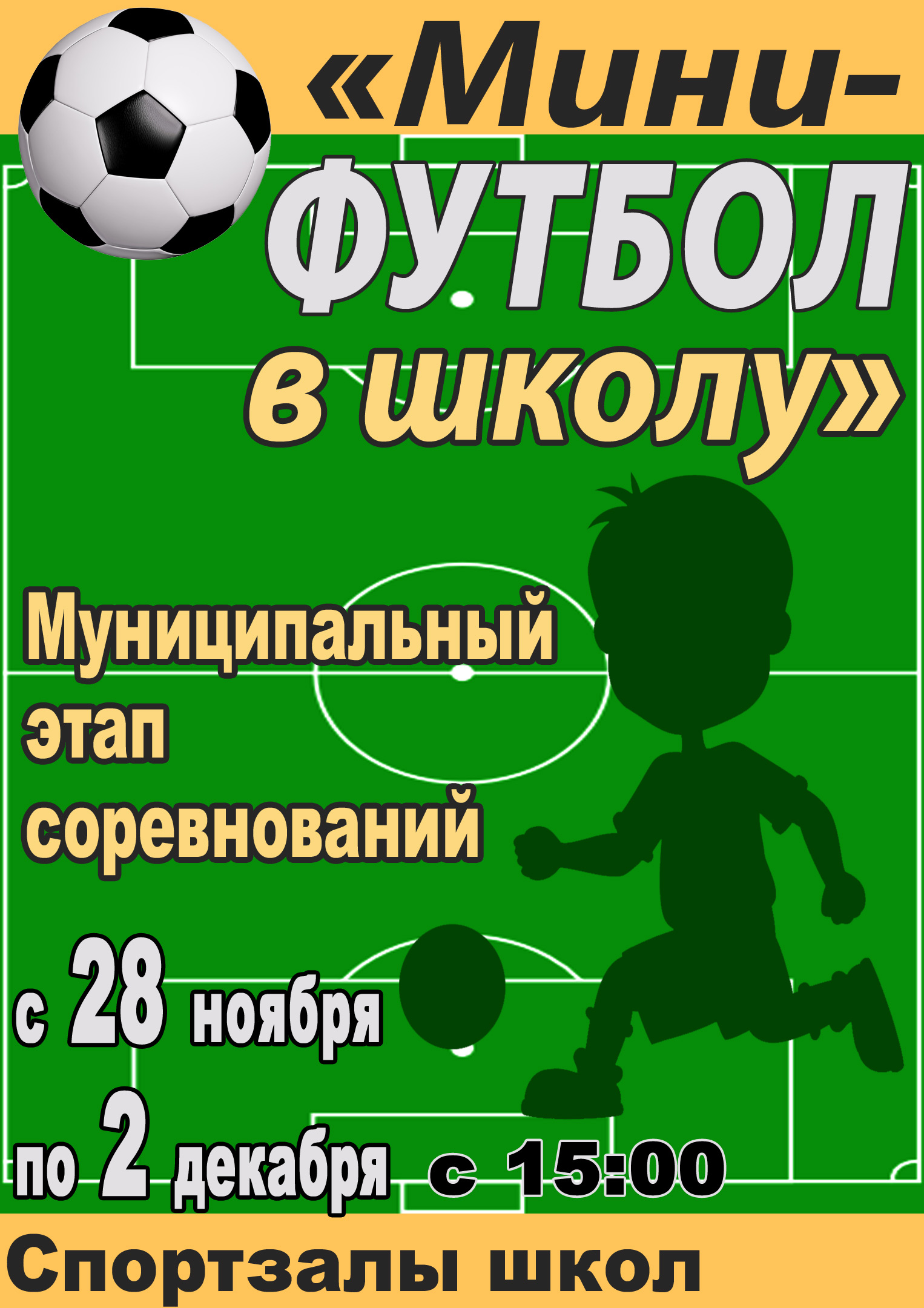 Мини-футбол - в школу