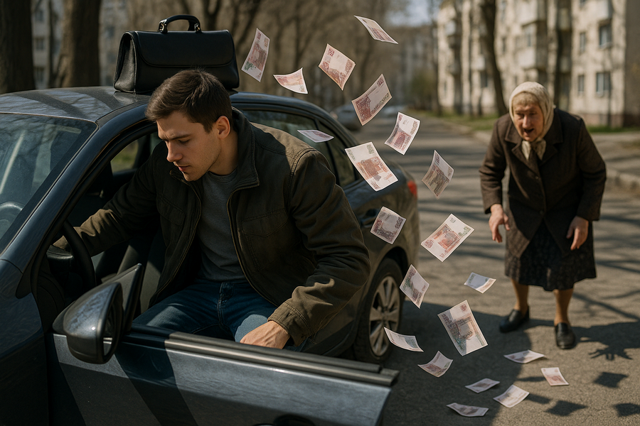 200 тысяч на крыше машины: в Осколе пенсионерка нашла и потратила чужие деньги