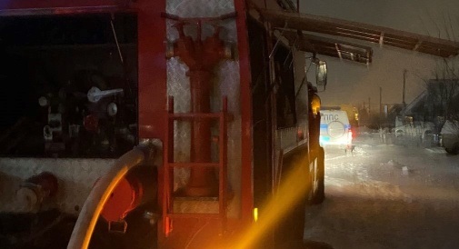 В соседнем Губкине загорелся жилой дом