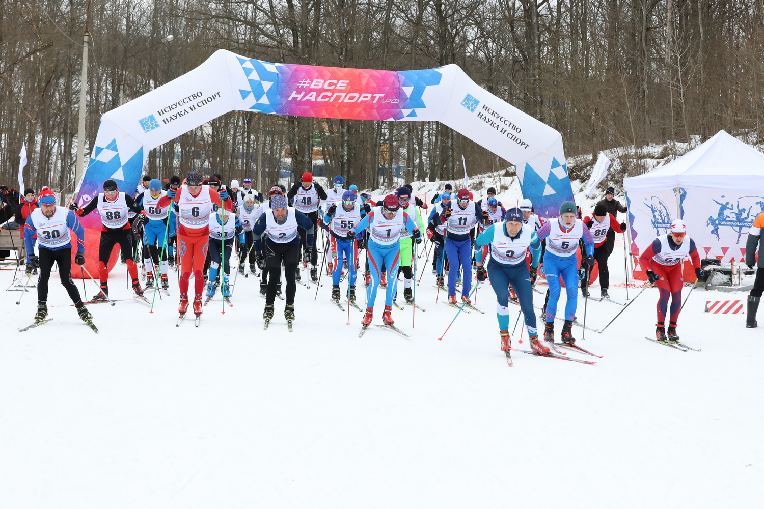 Лыжня Белогорья собрала в этом году около ста участников