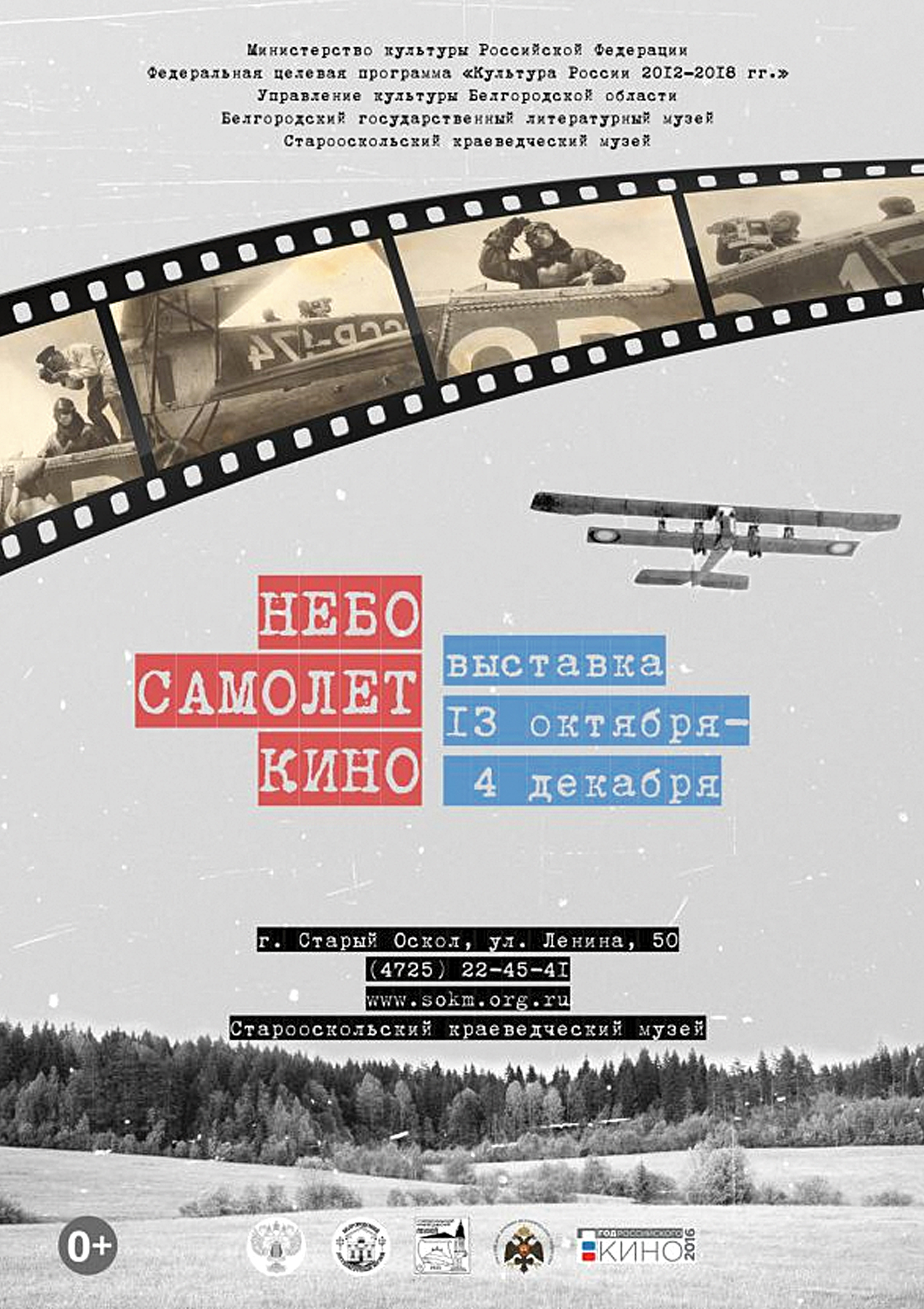 Выставка «Небо, самолет, кино»