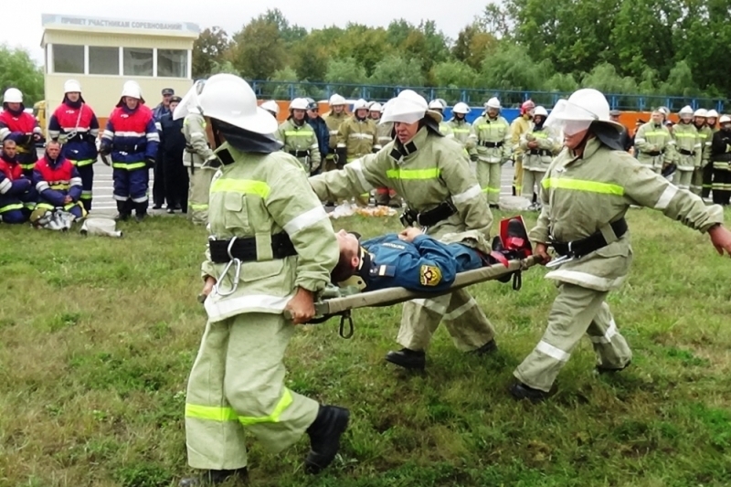 Старооскольская дружина добровольных пожарных стала второй в регионе