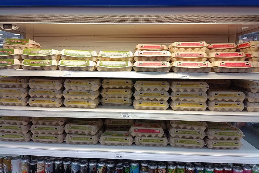 Яйца и овощи подорожали в Белгородской области в октябре