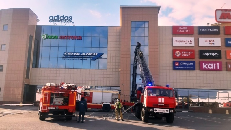 В торговом центре «Маскарад» состоялись пожарные учения