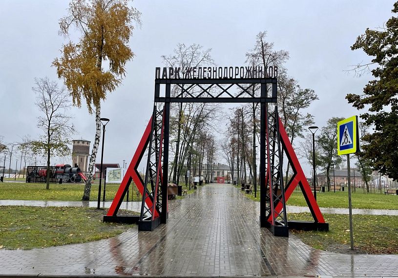 Засохшие деревья в парке Железнодорожников Старого Оскола заменят на новые