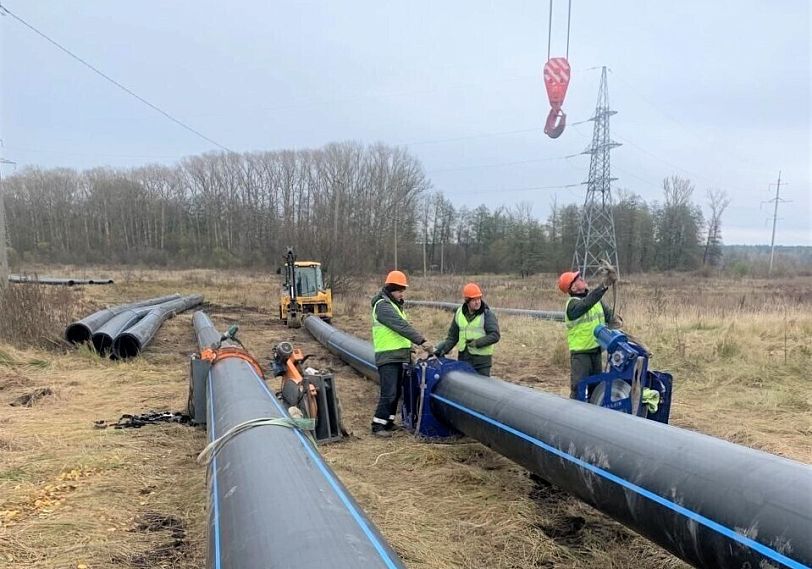 Белводоканал построил в микрорайоне ИЖС Промагро новый водопровод