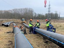 Старооскольский водоканал реконструирует ключевой водовод для более чем 100 тысяч местных жителей