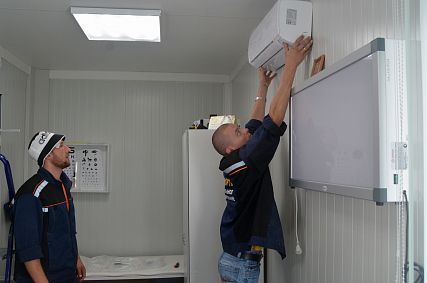В сельских фельдшерско-акушерских пунктах округа появились сплит-системы