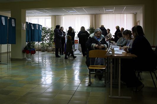 Явка избирателей на выборах президента в Старом Осколе к концу третьего дня составила 78%.