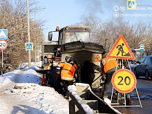 Ямочный ремонт дорог несмотря на зиму начали в Старом Осколе