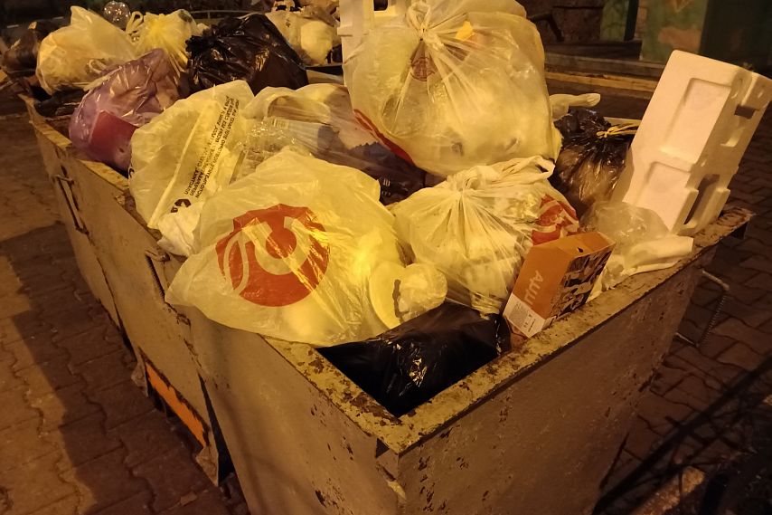 В Старом Осколе снова возникли проблемы с вывозом мусора
