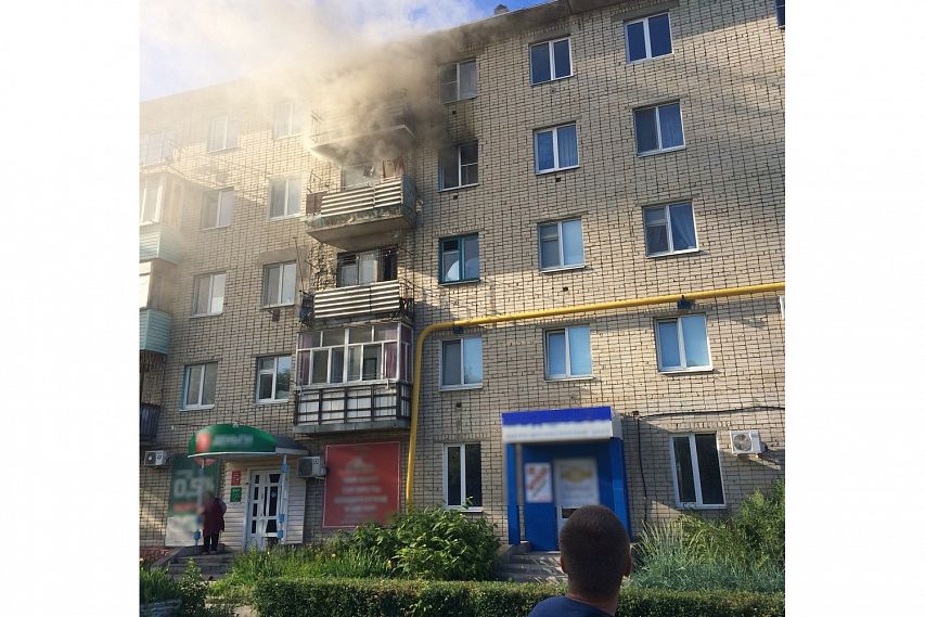 В Старом Осколе горела квартира