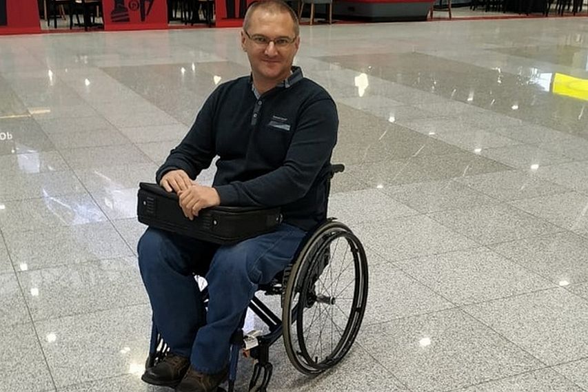 Старооскольского инвалида-колясочника Юрия Карапузова покажут в передаче Первого канала