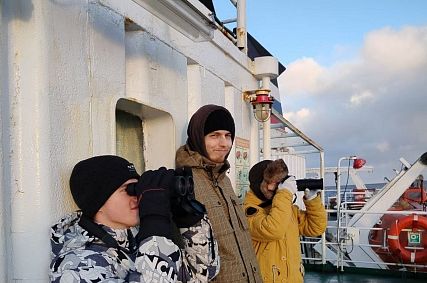 Старооскольский студент участвует в научной экспедиции в Баренцевом море