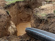 В Старом Осколе меняют изношенный участок водопровода 