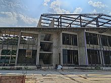 Спортивно-развлекательный центр в Старом Осколе обрастает металлоконструкциями