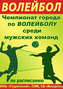 Чемпионат города по волейболу среди мужских команд