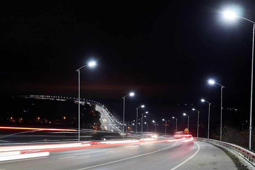Отладка систем освещения на трассе между Старым Осколом и Губкином продлится до конца года