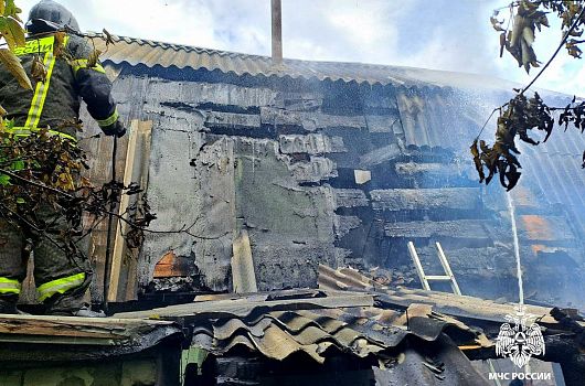 Гроза стала причиной пяти пожаров в Белгородской области