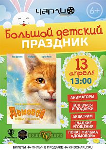 Детский праздник «Домовой» в киносети «Чарли»