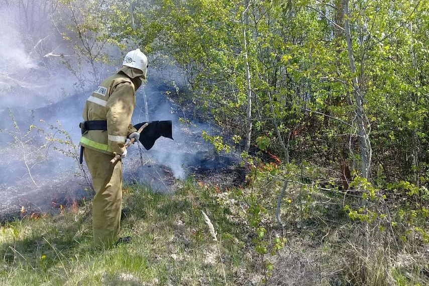 Добровольная пожарная дружина патрулирует леса Старооскольского округа