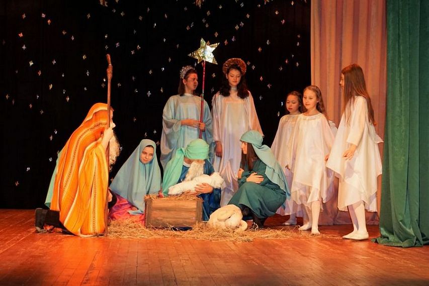 В селе Незнамово отметили Рождество премьерой спектакля