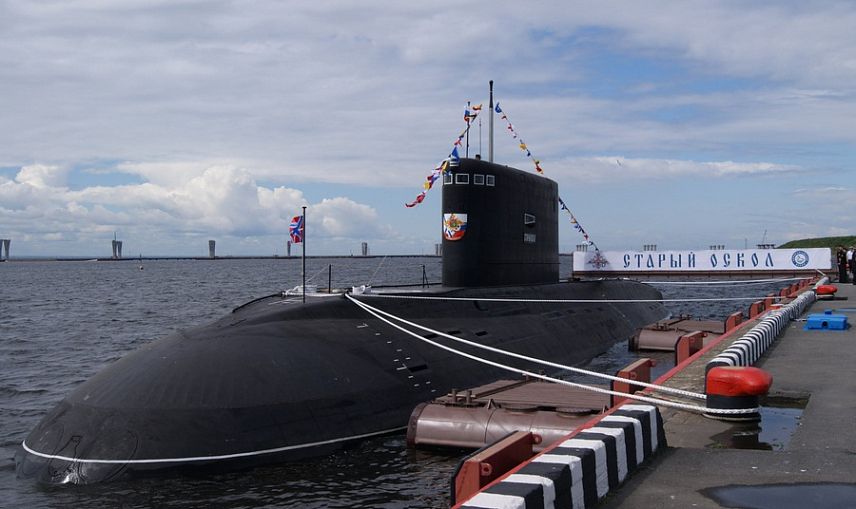 Подводная лодка «Старый Оскол» возвращается в Новороссийск