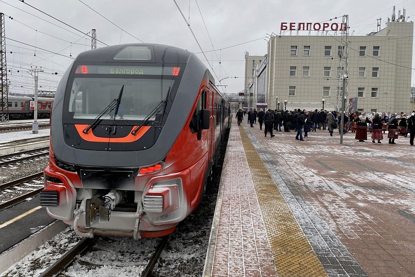 Рельсовый автобус из Воронежа в Белгород будет ходить через Старый Оскол и в воскресенье