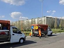 В Старом Осколе обновляют дорожную разметку