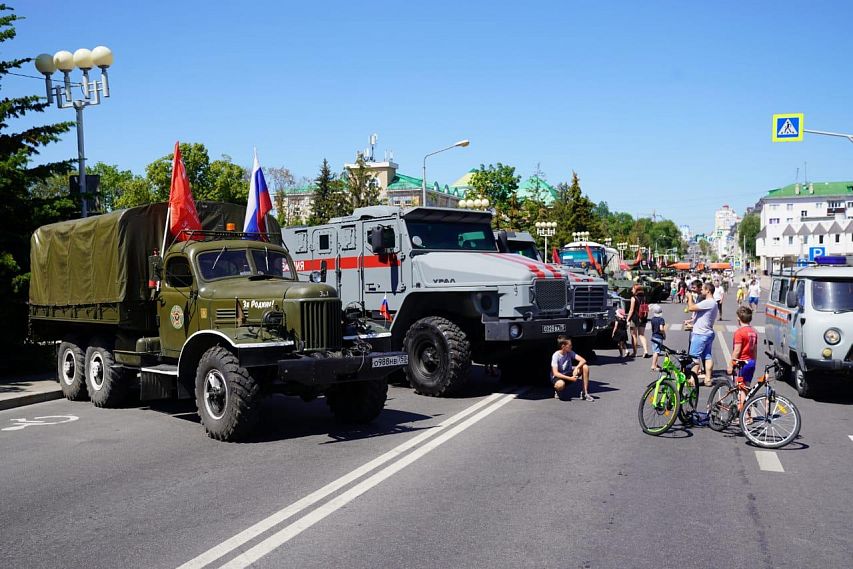 По Белгородской области прошёл бронепробег «Дорога мужества»