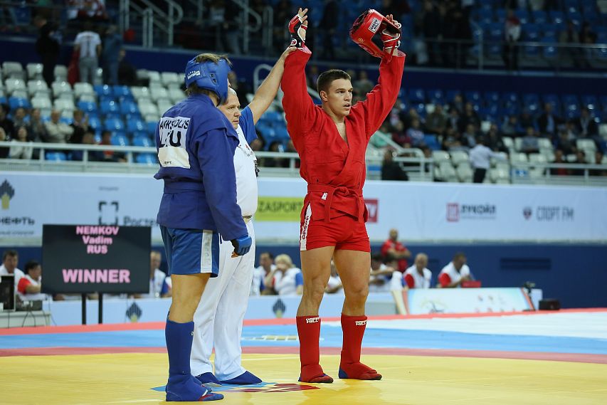 Вадим Немков стал трёхкратным чемпионом мира по боевому самбо