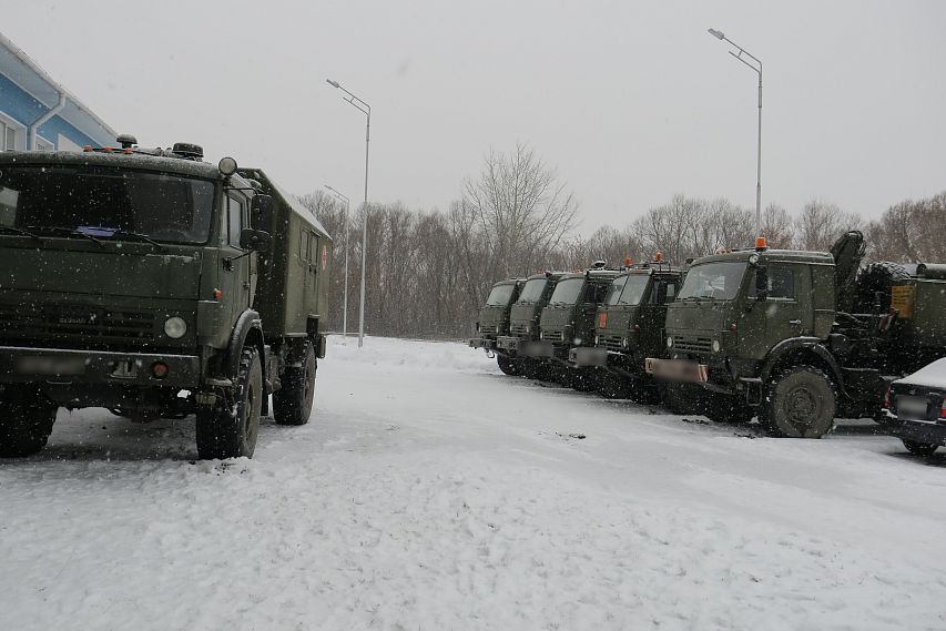 Команда Новороссийского десантно-штурмового соединения прибыла в Старый Оскол