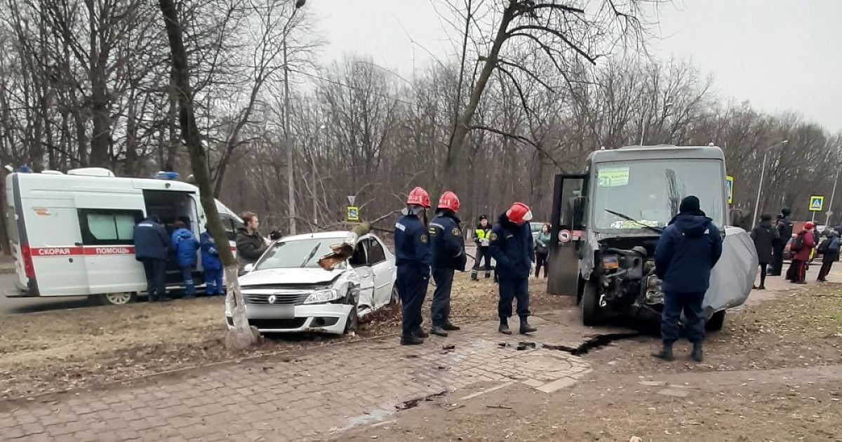 Авария в старом осколе сегодня утром фото