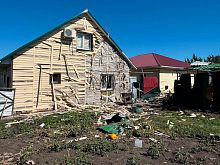 Два дома в Роговатом повреждены после атаки беспилотника