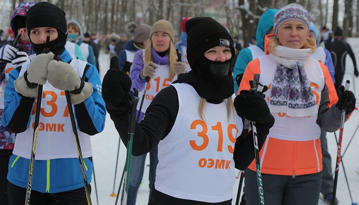 Первенство ОЭМК по лыжным гонкам  в рамках рабочей спартакиады